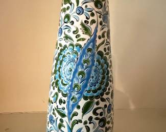 Hand-Painted Turkish Ceramic Vase