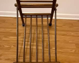Vintage Wooden Magazine Rack