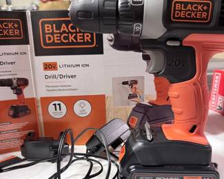 Black+Decker 20V Max Lithium Ion Drill/Driver