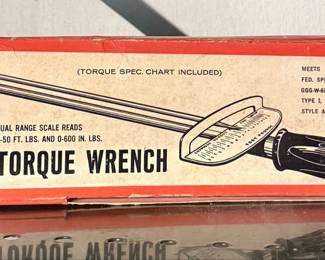 Vintage Craftsman Deflecting Beam Torque Wrench