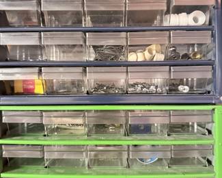 Stackable Hardware Storage Cabinet Organizer