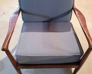 Lawrence Peabody Cane Back Lounge Chair