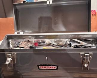 Vintage Craftsman 6500 Crown Logo Steel Tool Box