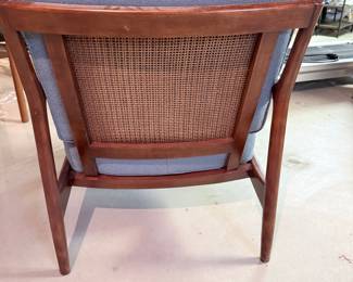 Lawrence Peabody Cane Back Lounge Chair
