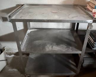 Commercial Stainless Steel Utility Cart