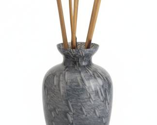 Decorative Floor Vase with Bamboo Sticks