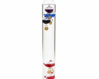 Storm Glass and Galileo Thermometer Set