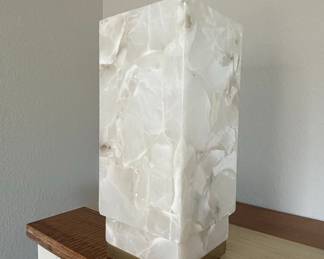 Onyx Rectangular Table Lamp
