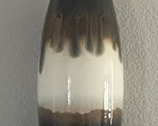 Mid-Century Modern Drip Glaze Ceramic Vase - West Germany