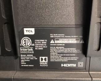 TCL 40S305 40-Inch 1080p Roku Smart LED TV