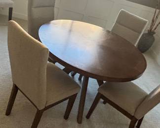 Mid-Century Modern Style Round Dining Set
