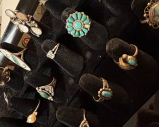 Native American Turquoise and Sterling Silver Jewelry Collection third image
