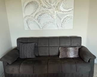 Ottomanson Microfiber Convertible Sofa