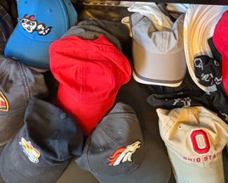 Assorted Sports Team Baseball Caps Collection