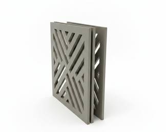 Decorative Geometric Wood Room Divider/Screen