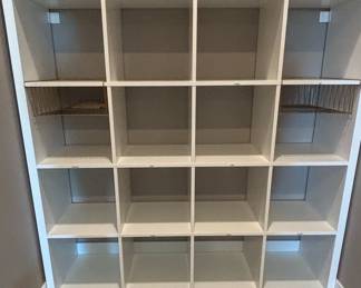 IKEA KALLAX 4x4 White Storage Cube Shelf Unit