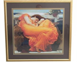 Flaming June by Frederic Leighton Print