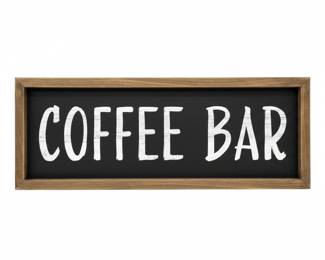 Farmhouse Coffee Bar Wooden Sign