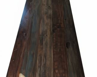 Industrial Reclaimed Wood Writing Desk with Drawers