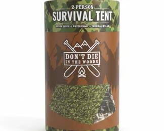 Leberna Emergency Survival Sleeping Bags and Don't Die In The Woods Survival Tent