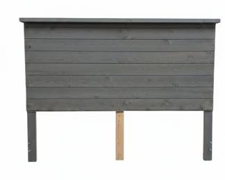 DIY Farmhouse Style Horizontal Plank Headboard