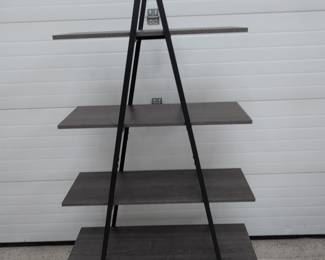 Industrial A-Frame Ladder Bookshelf