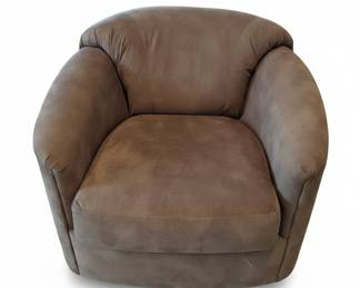 Modern Swivel Barrel Chair