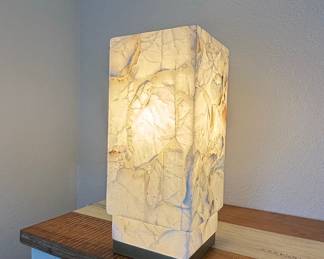 Onyx Rectangular Table Lamp