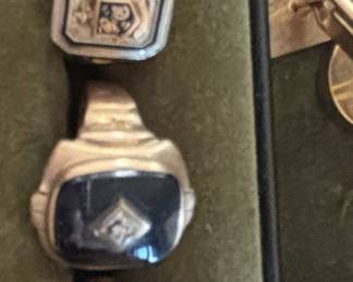 Estate Collection of Men's Accessories and Rings