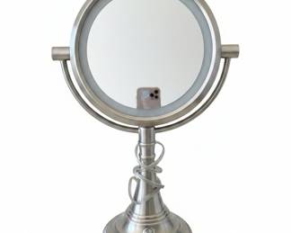 Jerdon Halo Light Vanity Mirror with Magnification