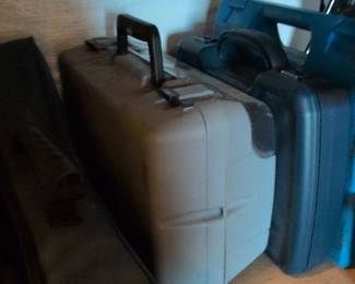 Assorted Power Tools with Carrying Cases
