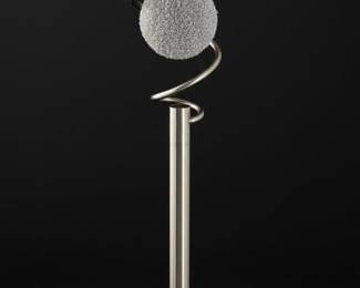 Spiral Sculpture Floor Lamp with Textured Spheres