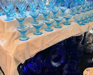 BRYCE Cerulean Blue Footed Glasses