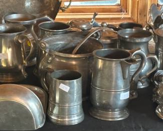 Pewter, Brass and Cooper Items