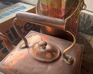 Pewter, Brass and Cooper Items