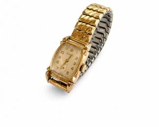 37 VintageElmont10KGoldFilledMensWatch