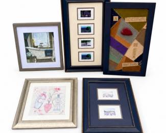 40 FramedWallArtLotLucyDanielsPrintsFabricDecor