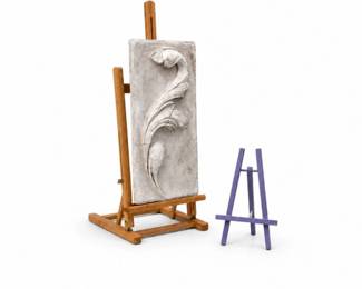 35 ArtAdvantageBambooTabletopArtistDisplayEaselSet