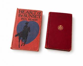 125 AntiqueWalterScottRexBeachHardcoverBookLot