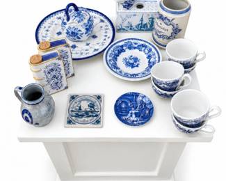 16 BlueWhiteDelftPotteryPorcelainCollection