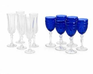 33 CristaldArquesDurandBlueLongchampStemware