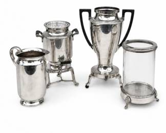 127 VintageLandersFraryClarkUniversalCoffeeSet4Pc