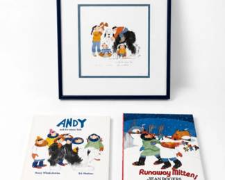 44 RieMunozAndySignedLimitedEditionPrintFramed1987Books
