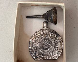 Sterling Silver Perfume Bottle & Flask