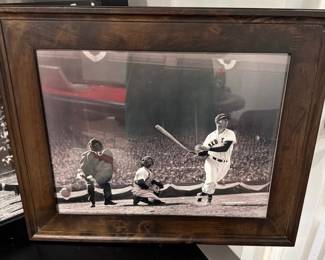 Ted Williams Framed Photo