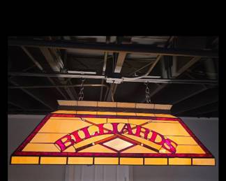 Billiards overhead lamp