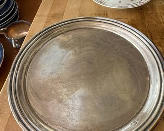 James W. Tufts Quadruple Plate Serving Tray
