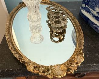 Vintage Matson Stylebuilt Vanity Tray and Lipstick Holder Set