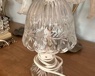 Princess House Heritage Romance Collection Crystal Lamp
