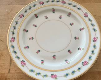 T.V. Limoges Nathan-Dohrmann Floral Plate
